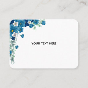 Carte De Visite Créez Votre Propre Floral