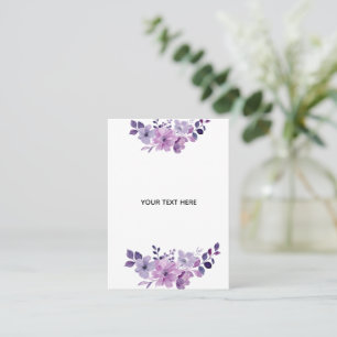 Carte De Visite Créez Votre Propre Floral