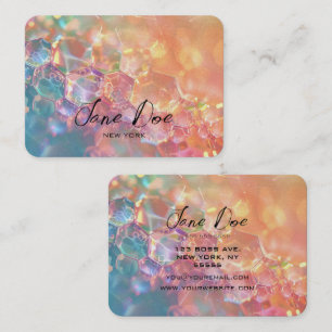 Carte De Visite Créez votre propre opale colorée personnalisée