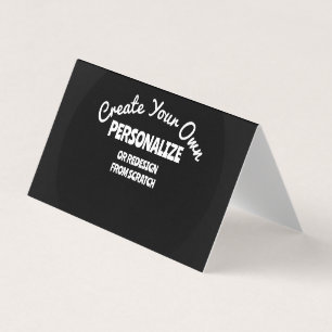 Carte De Visite Créez votre propre personnalisation
