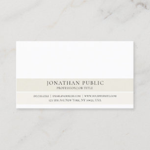 Carte De Visite Créez votre propre professionnel moderne élégant é