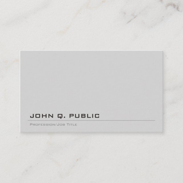 Carte De Visite Créez votre propre socle professionnel moderne et  (Devant)