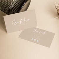 Crème beige neutre minimaliste Boho chic moderne