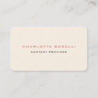 Crème de signature professionnelle minimaliste et 