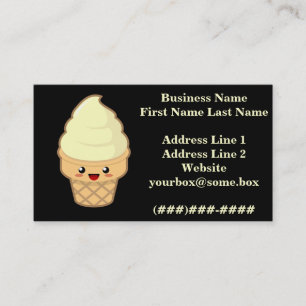Carte De Visite Crème glacée
