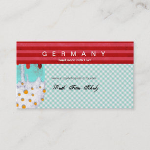 Carte de visite crème glacée