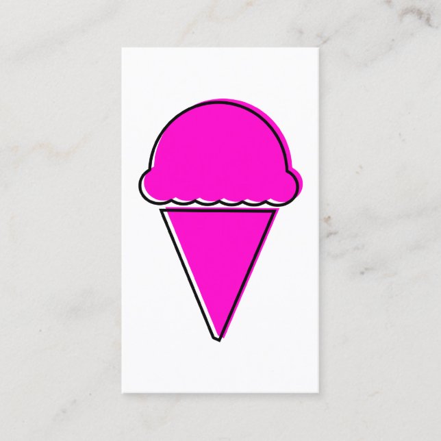 Carte De Visite crème glacée oddRex (Devant)
