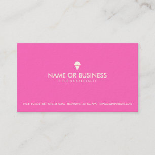 Carte De Visite crème glacée simple