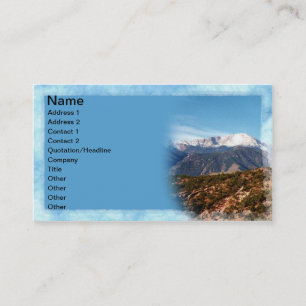 Carte De Visite Crête de brochets