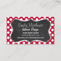 Crimson Pois; Chalkboard look