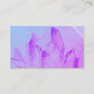 Carte De Visite Cristal curatif de Reiki de yoga de massage