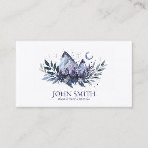 Carte De Visite Cristal Energy Healer Chakra méditation spirituell
