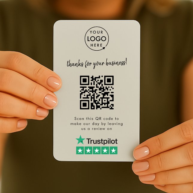 Carte De Visite Critiques Trustpilot | Revue de l'entreprise Gray  (Créateur téléchargé)