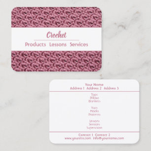 Carte De Visite crochet