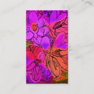 CARTE DE VISITE CROCUSES