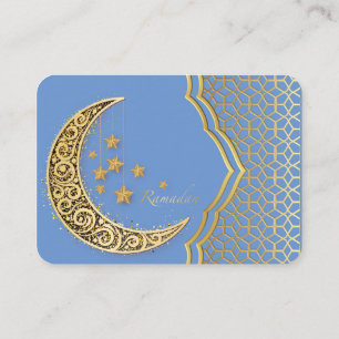 Carte De Visite Croissant du ramadan