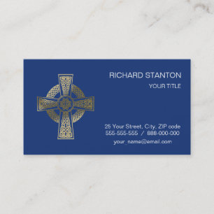 Carte De Visite Croix celtique