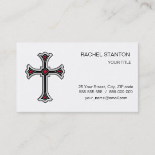 Carte De Visite Croix chrétienne