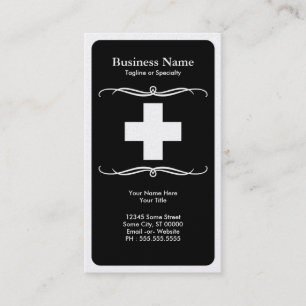 Carte De Visite croix médicale de mod