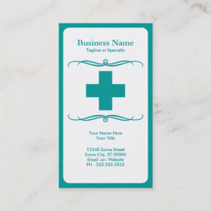 Carte De Visite croix médicale de mod