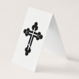 Carte De Visite Croix orthodoxe
