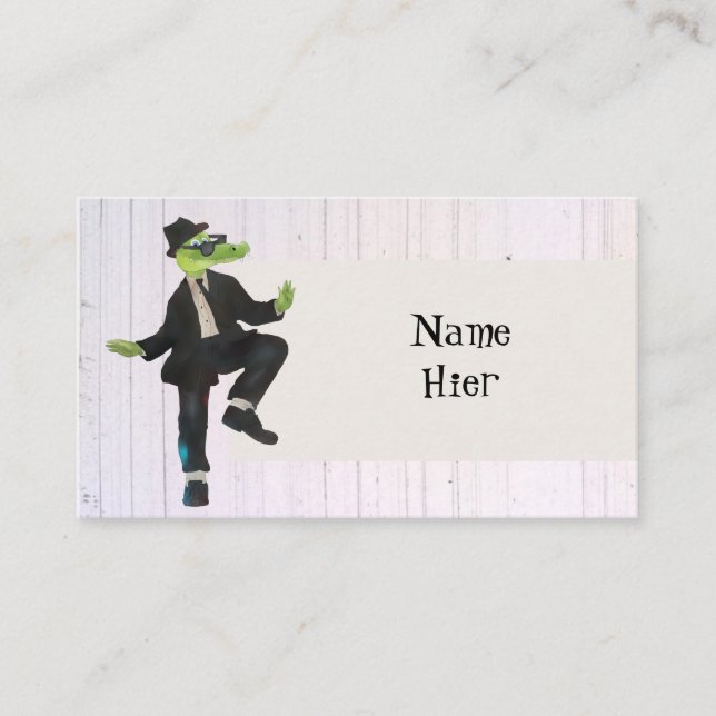 Carte De Visite Croko Blues (Devant)