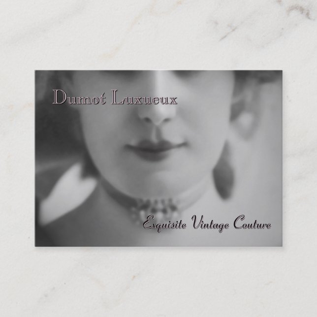 Carte De Visite Cru exquis (Devant)