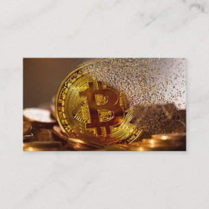 Carte De Visite Cryptomonnaie Bitcoin