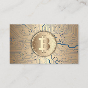 Carte De Visite Cryptomonnaie Bitcoin