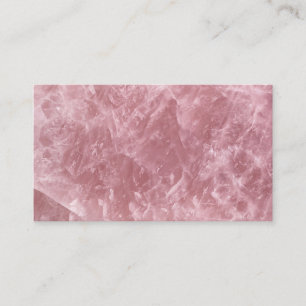 Carte De Visite Crystal Quartz rose bébé Imprimer