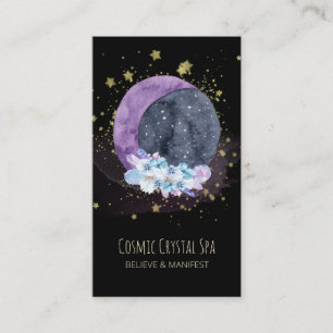 Carte De Visite *~* Crystals Moon Sky Cosmos Stars Universe