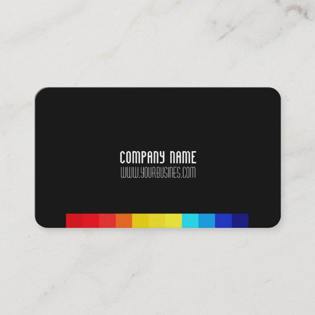 Carte De Visite Cube classique minimal (Devant)