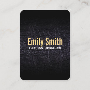 Carte De Visite Cuir Faux (crocodile)