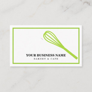 Carte De Visite Cuisine moderne Boulangerie à Whisk