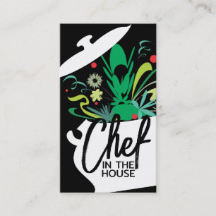 Carte De Visite cuisine pot saveur éclat chef traiteur affaires ca