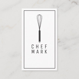 Carte De Visite Cuisinier Cuisine Restaurant Nourriture