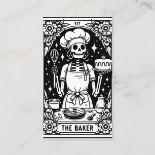 Carte De Visite Cuisinier de dessert Chef pâtissier Baker