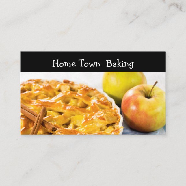 Carte De Visite Cuisson à la maison et boulangerie Businescards (Devant)