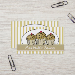 Carte De Visite Cuisson Mini Muffin Cuisson Confiserie