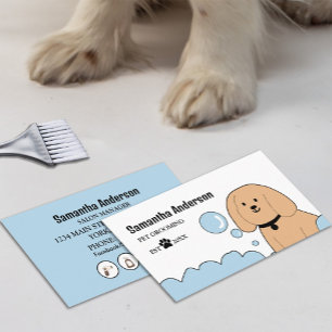Carte de visite culte du chien