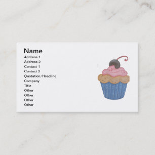 Carte De Visite Cupcake