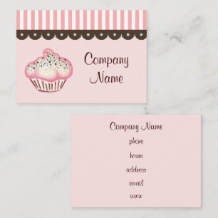 Carte de visite Cupcake