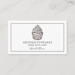 Carte De Visite Cupcake Baker