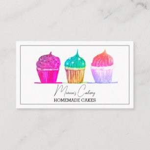 Carte De Visite Cupcake Sweet Cakes Bakes Boulangerie Maison
