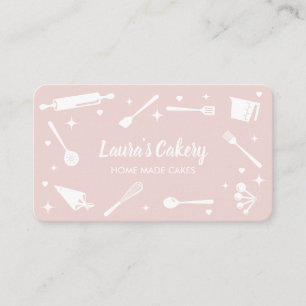 Carte De Visite Cupcakes Outils de cuisson Ustensiles Pâtisserie à