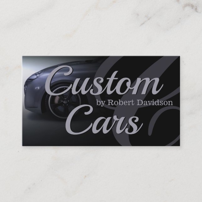 Carte De Visite Custom car wrap business card (Devant)