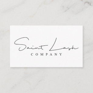 Carte De Visite Custom Card Design Saint Lash Company