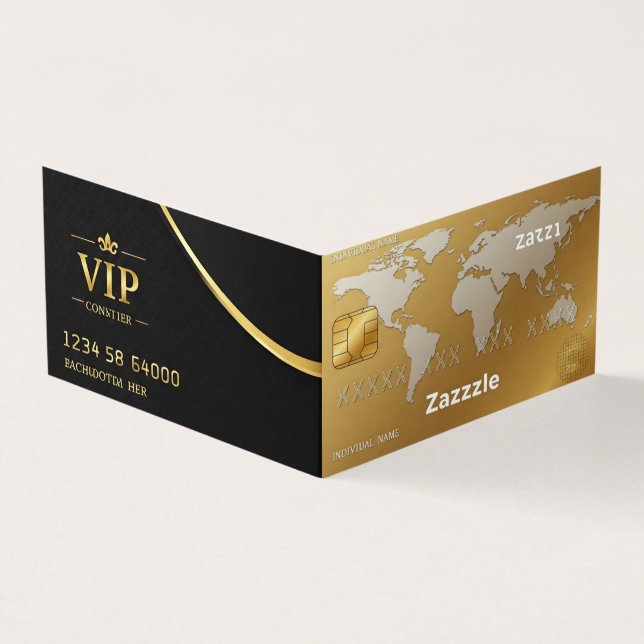 Carte de visite Custom Gold Premium (Extérieur)