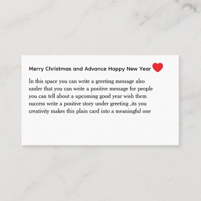 Carte De Visite Custom Spread love card (Devant)