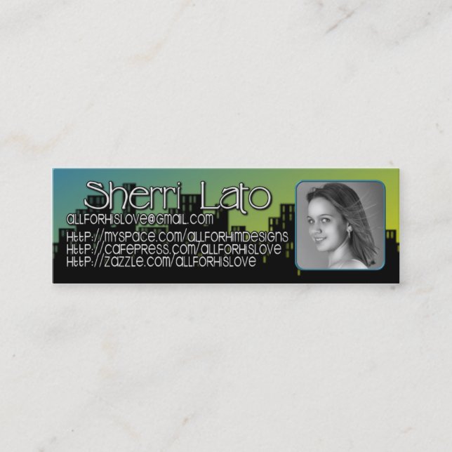 Carte de visite - customisé (Devant)